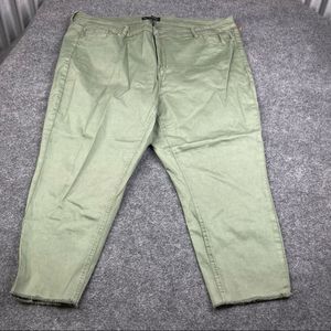 Morgan & Walker Plus Size green Skinny Pants 24 Preowned